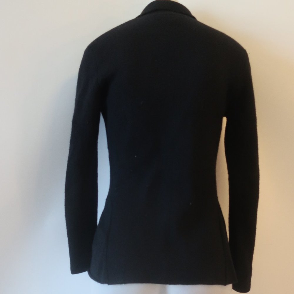 Raffi Black classic Cashmere Button-Front Women's Cardigan Sweater size small - Picture 6 of 7